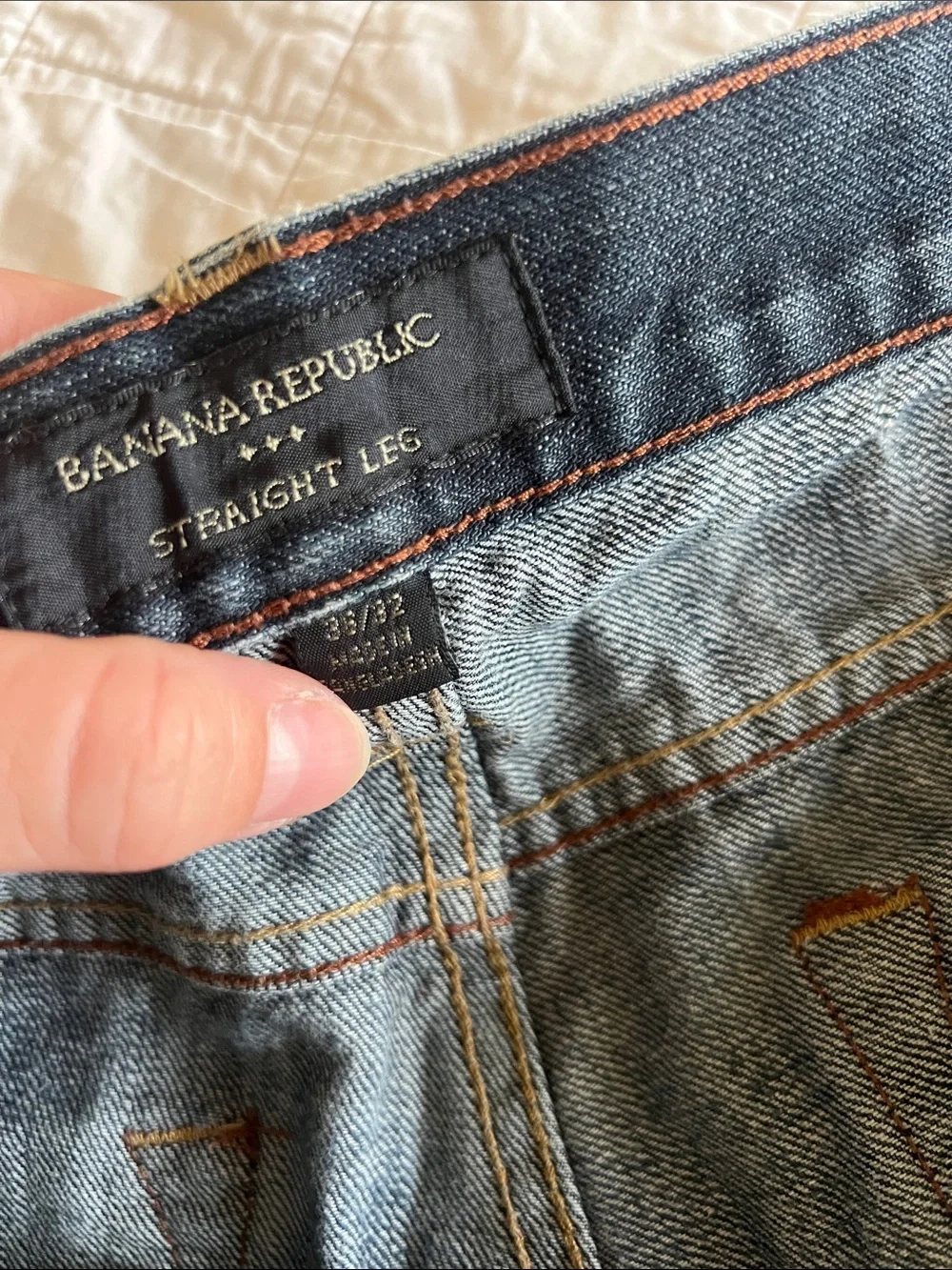 Banana Republic Men’s jeans denim straight Leg 36/32